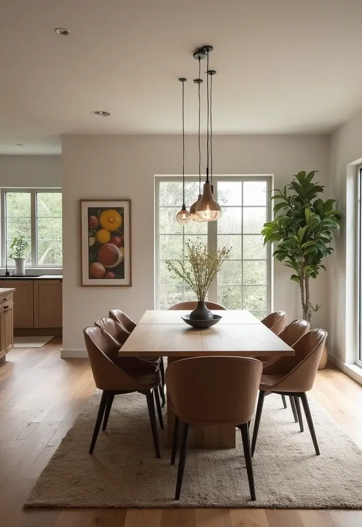 26 Farmhouse Dining Room Designs Full of Rustic Elegance 23 26 Farmhouse Dining Room Designs Full of Rustic Elegance - 23. Open Layouts