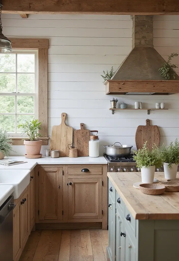 25 Farmhouse Inspiration Ideas to Transform Your Space 1 25 Farmhouse Inspiration Ideas to Transform Your Space - 1. Shiplap Walls for an Instant Makeover