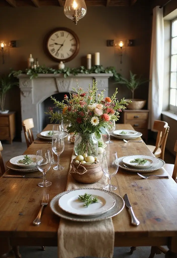 25 Farmhouse Inspiration Ideas to Transform Your Space 13 25 Farmhouse Inspiration Ideas to Transform Your Space - 13. Farmhouse Table Settings
