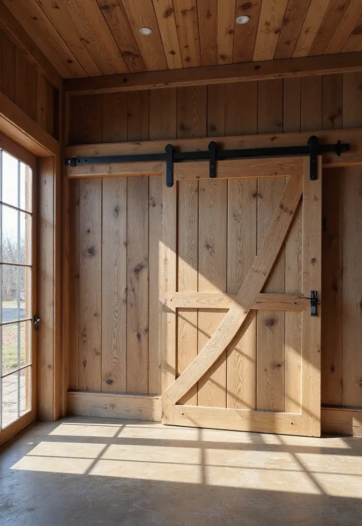 25 Farmhouse Inspiration Ideas to Transform Your Space 14 25 Farmhouse Inspiration Ideas to Transform Your Space - 14. Barn Doors for a Unique Touch
