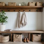 25 Farmhouse Mudroom Inspirations That Keep Things Organized