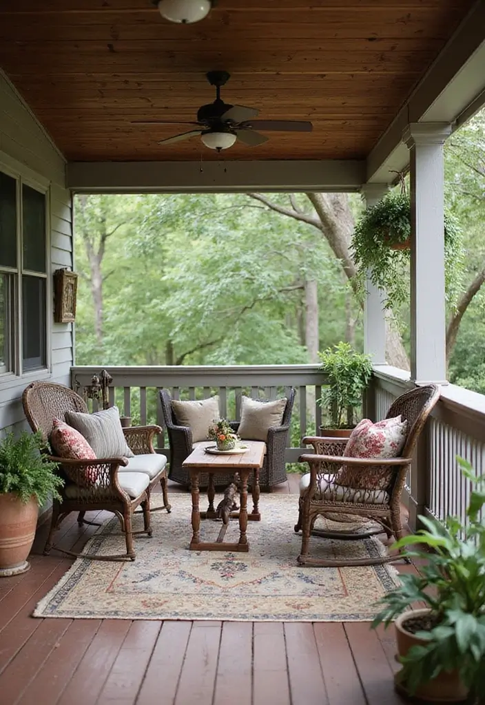 25 Farmhouse Patio Inspirations Perfect for Outdoor Living - 25. Personal Touches and Family Heirlooms