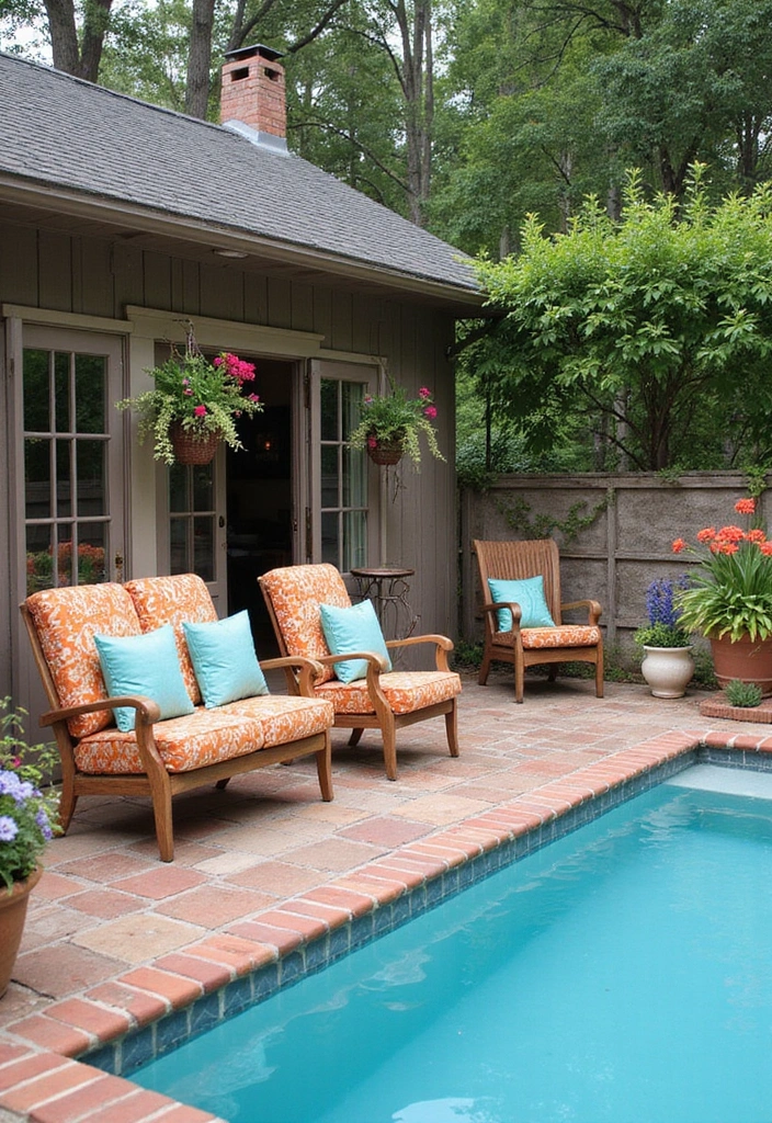 25 Farmhouse Pool Inspirations for a Backyard Oasis 24 25 Farmhouse Pool Inspirations for a Backyard Oasis - 24. Seasonal Decor Themes