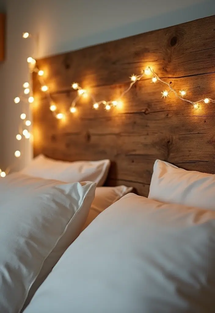 26 Farmhouse Bedroom Ideas That Feel Rustic and Relaxing - 1. Rustic Reclaimed Wood Headboard