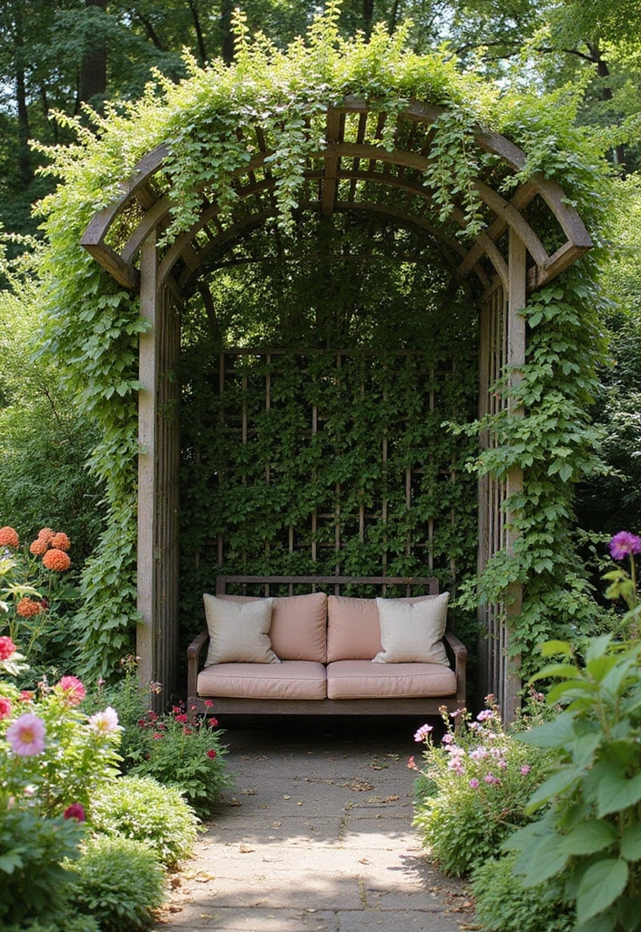 26 Farmhouse Fence Inspirations That Add Country Charm 17 26 Farmhouse Fence Inspirations That Add Country Charm - 17. Decorative Trellis Fence