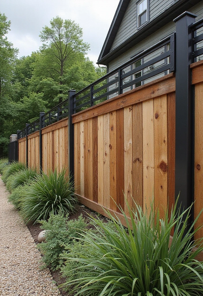 26 Farmhouse Fence Inspirations That Add Country Charm 25 26 Farmhouse Fence Inspirations That Add Country Charm - 25. Contemporary Farm Design Fence