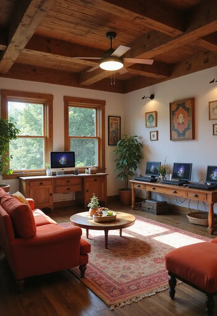 26 Minecraft Farmhouse Builds That Look Incredible - 24. Farmhouse Game Room