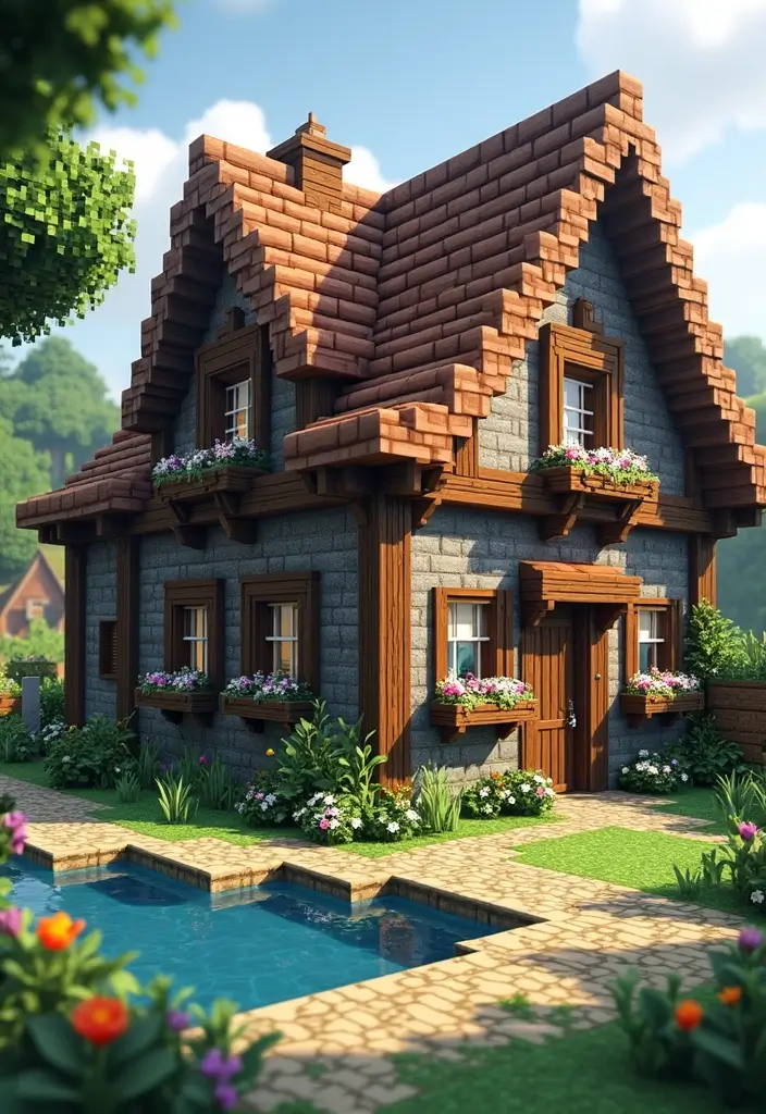 26 Minecraft Farmhouse Builds That Look Incredible - 3. Cozy Cottage Farmhouse