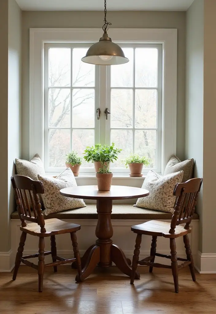 26 Small Farmhouse Kitchen Inspirations That Maximize Space 9 26 Small Farmhouse Kitchen Inspirations That Maximize Space - 9. Incorporate a Cozy Nook