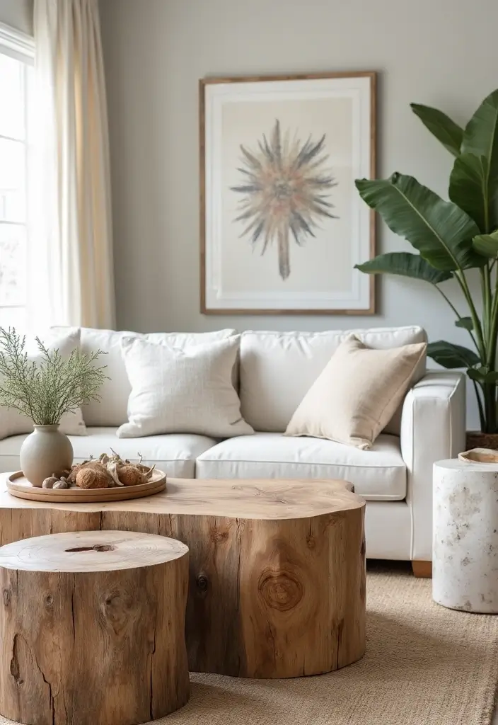 27 Coastal Farmhouse Living Room Looks with Breezy Style - 17. Beach House Surfaces