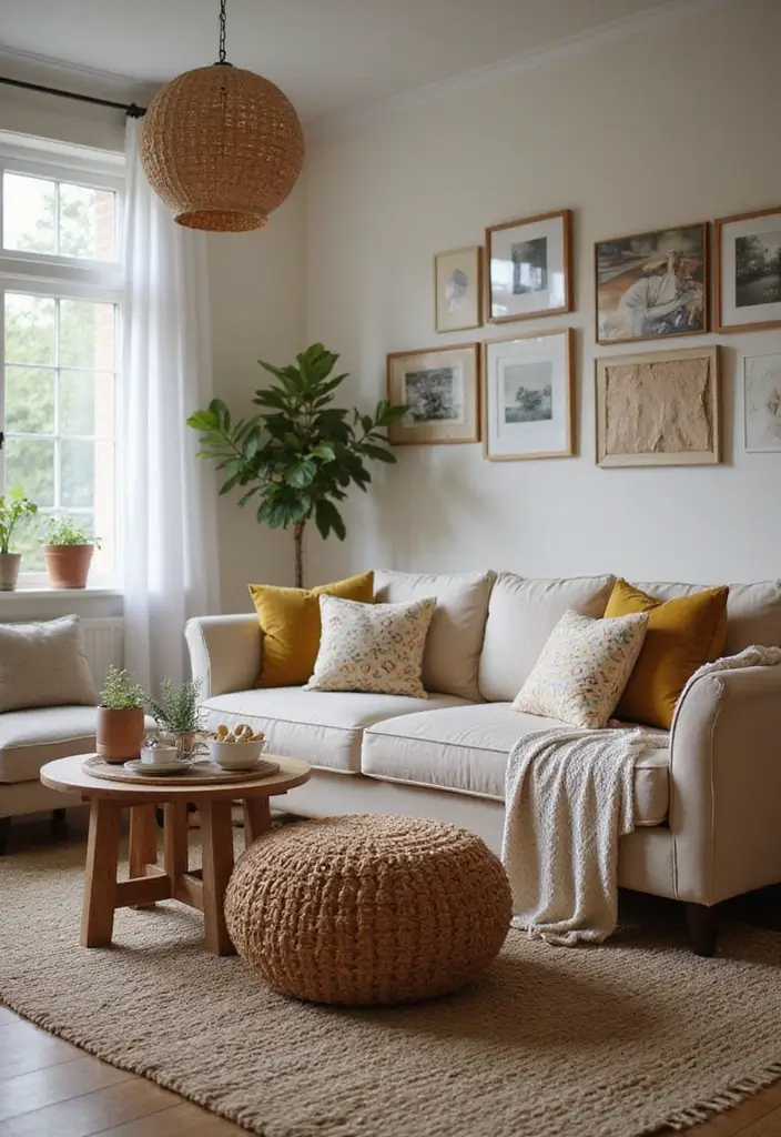 27 Coastal Farmhouse Living Room Looks with Breezy Style - 27. Community and lifestyle