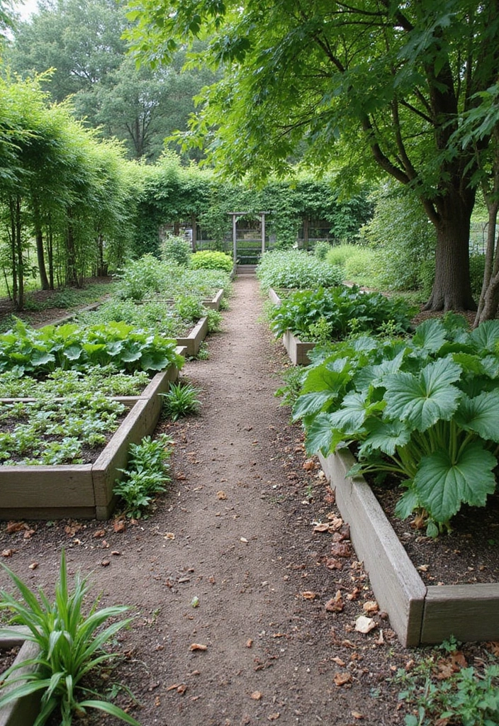 27 Farmhouse Backyard Inspirations That Feel Relaxed and Inviting 20 27 Farmhouse Backyard Inspirations That Feel Relaxed and Inviting - 20. Functional Garden Veggie Patch
