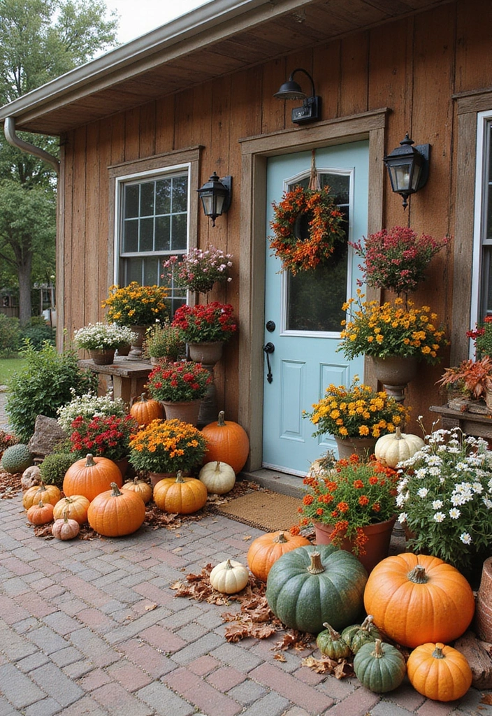 27 Farmhouse Backyard Inspirations That Feel Relaxed and Inviting 27 27 Farmhouse Backyard Inspirations That Feel Relaxed and Inviting - 27. Seasonal Decor Updates