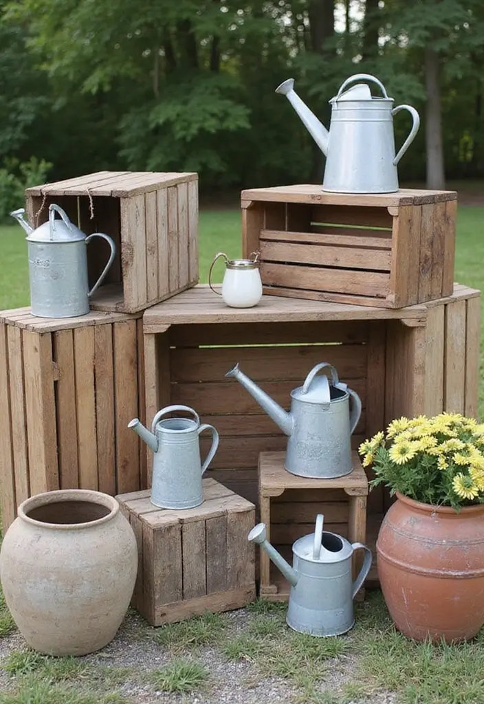 27 Farmhouse Backyard Inspirations That Feel Relaxed and Inviting 5 27 Farmhouse Backyard Inspirations That Feel Relaxed and Inviting - 5. Vintage Farmhouse Decor