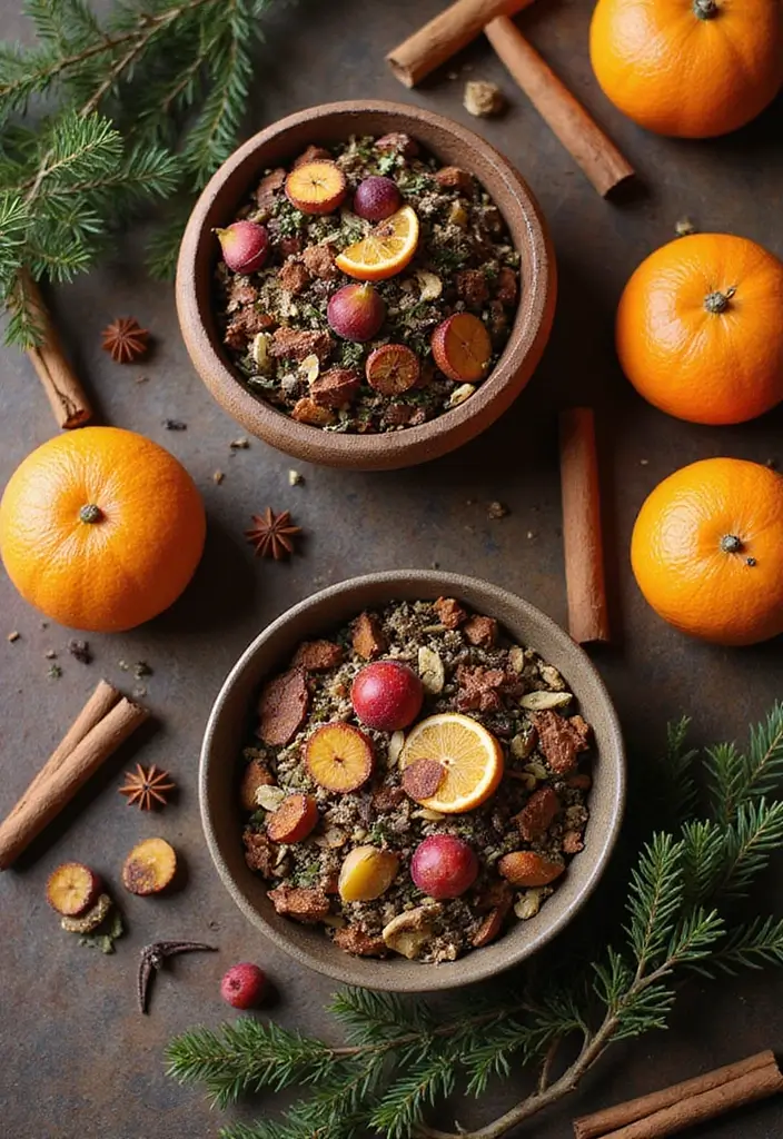 27 Farmhouse Christmas Decor Ideas That Feel Cozy and Magical 15 27 Farmhouse Christmas Decor Ideas That Feel Cozy and Magical - 15. Scented Decorations