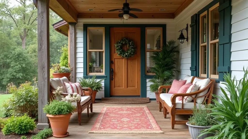 27 Farmhouse Front Porch Ideas for Inviting Curb Appeal