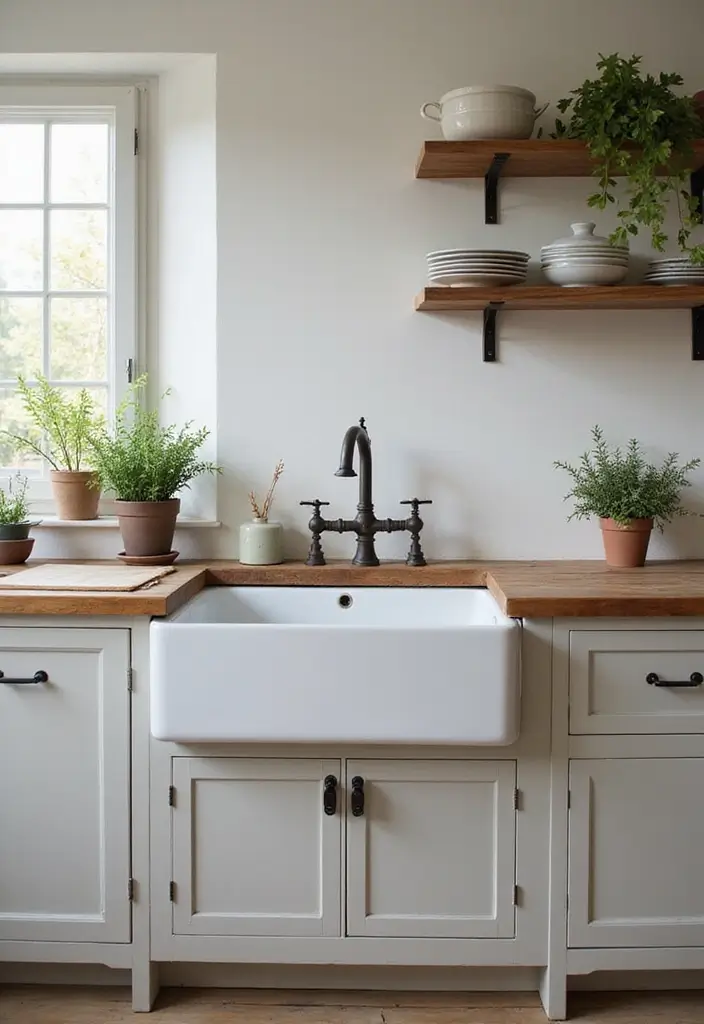 27 Farmhouse Kitchen Ideas That Bring Rustic Charm Home - 2. Farmhouse Sink