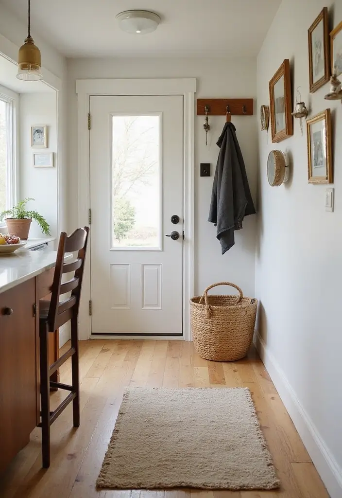 27 Farmhouse Kitchen Ideas That Bring Rustic Charm Home - 27. Inviting Entryway
