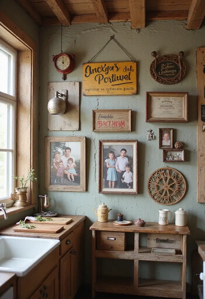 27 Farmhouse Kitchen Ideas That Bring Rustic Charm Home - 6. Rustic Wall Art