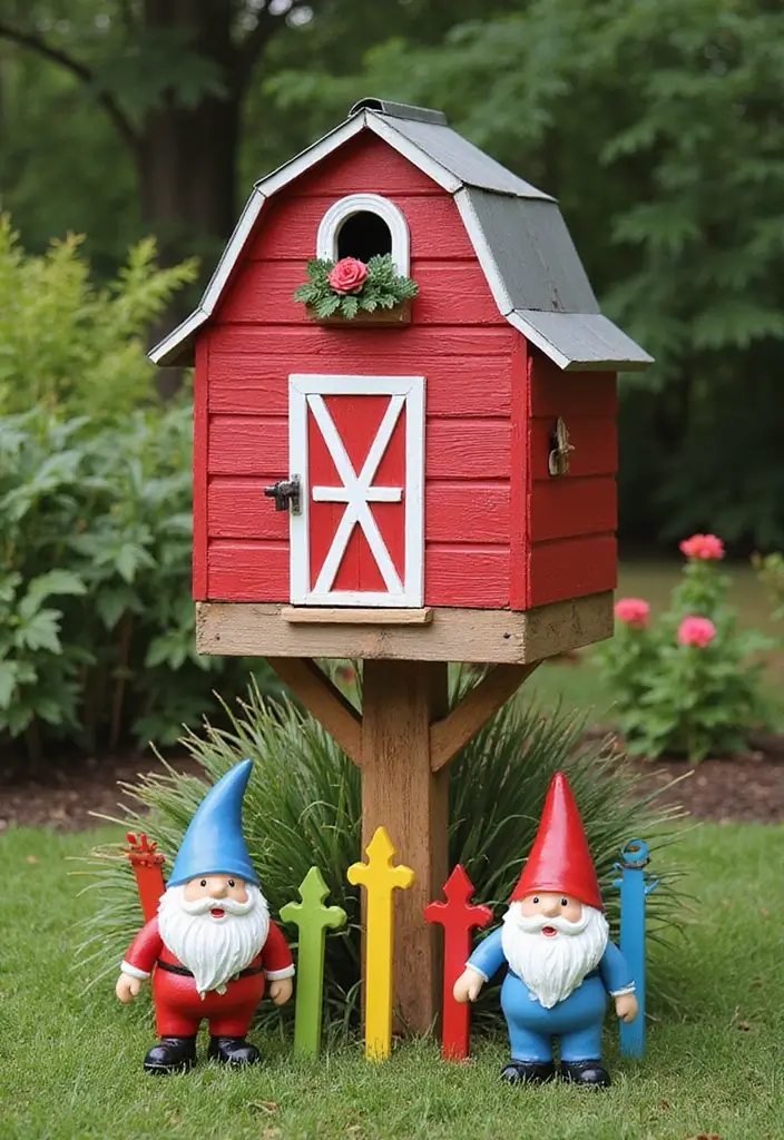 27 Farmhouse Mailbox Designs That Add Curbside Charm 10 27 Farmhouse Mailbox Designs That Add Curbside Charm - 10. Whimsical and Fun Designs