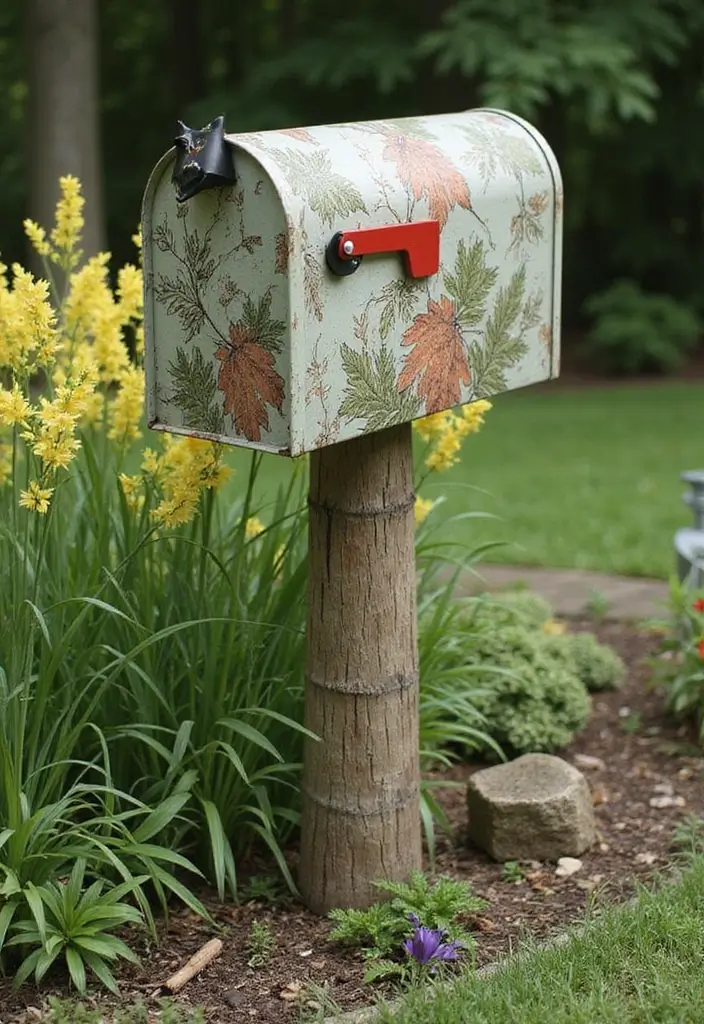 27 Farmhouse Mailbox Designs That Add Curbside Charm 24 27 Farmhouse Mailbox Designs That Add Curbside Charm - 24. Nature-Inspired Designs