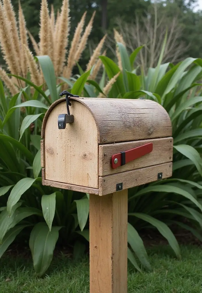 27 Farmhouse Mailbox Designs That Add Curbside Charm 26 27 Farmhouse Mailbox Designs That Add Curbside Charm - 26. Eco-Friendly Options