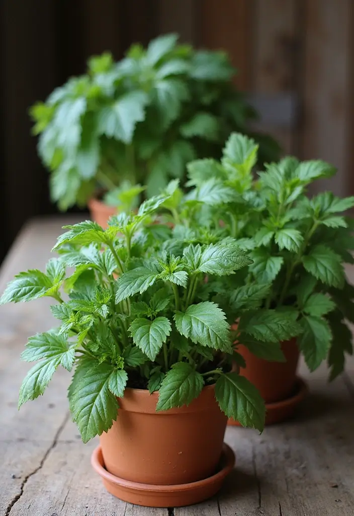 27 Farmhouse Table Decor Inspirations to Try at Home 4 27 Farmhouse Table Decor Inspirations to Try at Home - 4. Fresh Herb Arrangements
