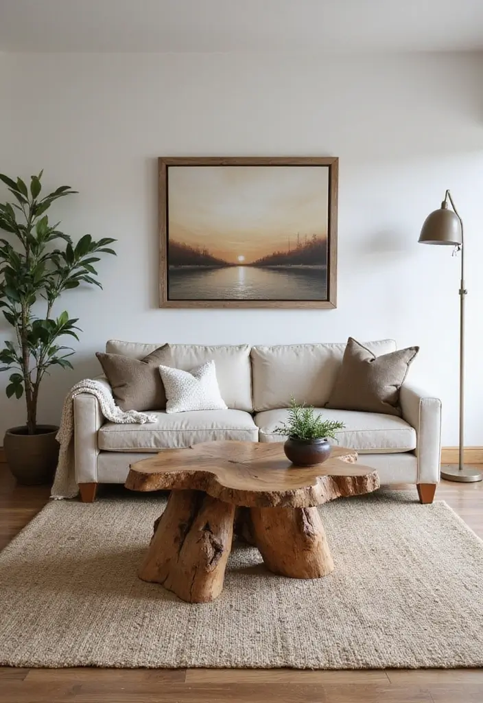 27 Living Room Decor Farmhouse Ideas You’ll Love 23 27 Living Room Decor Farmhouse Ideas You’ll Love - 23. Natural Elements