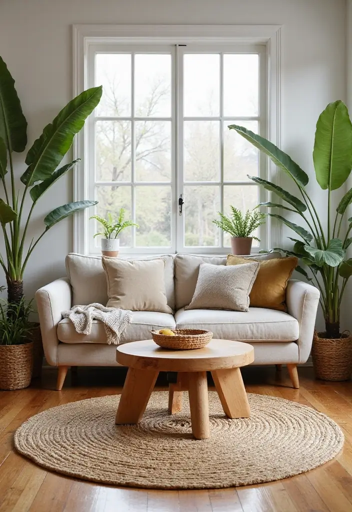 27 Living Room Decor Farmhouse Ideas You’ll Love 5 27 Living Room Decor Farmhouse Ideas You’ll Love - 5. Textured Rugs