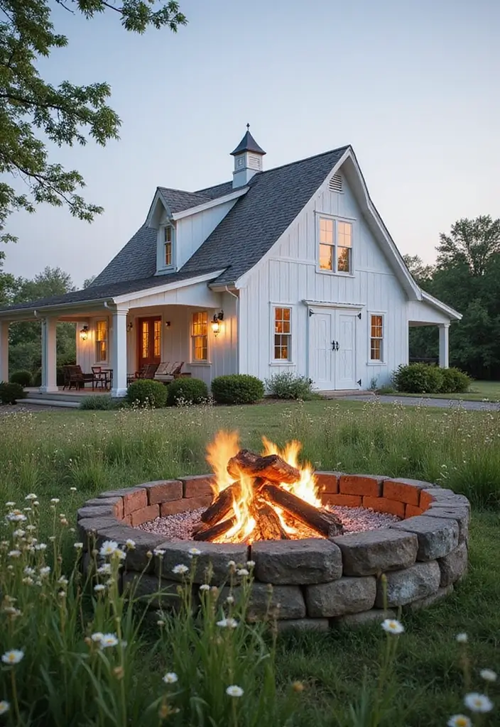 27 White Farmhouse Exterior Looks That Stay Timeless 3 27 White Farmhouse Exterior Looks That Stay Timeless - 3. Rustic Barn Style