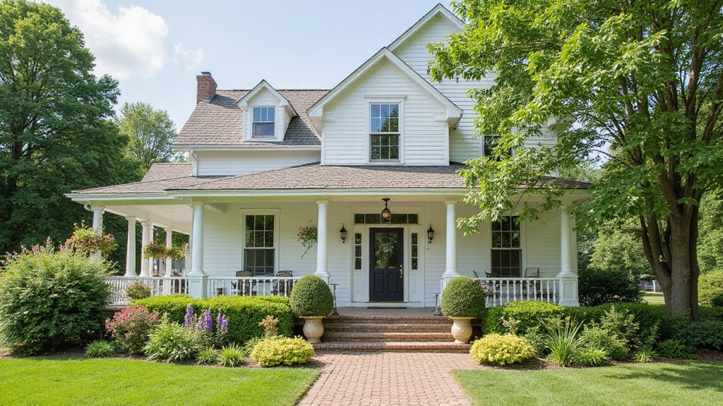 27 White Farmhouse Exterior Looks That Stay Timeless