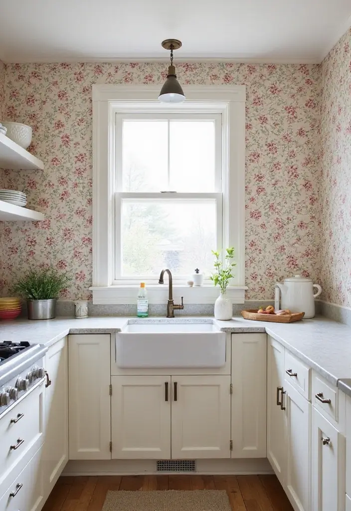 28 Farmhouse Kitchen Designs That Mix Rustic and Modern 23 28 Farmhouse Kitchen Designs That Mix Rustic and Modern - 23. Playful Patterns