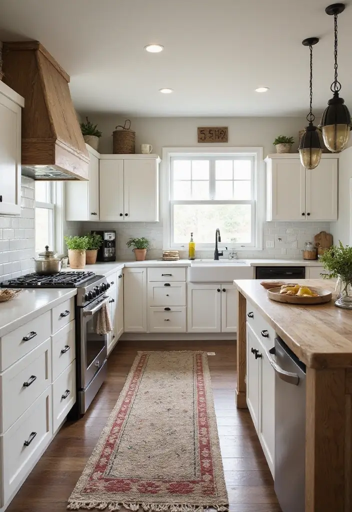 28 Farmhouse Kitchen Designs That Mix Rustic and Modern 28 28 Farmhouse Kitchen Designs That Mix Rustic and Modern - 28. Cohesive Style