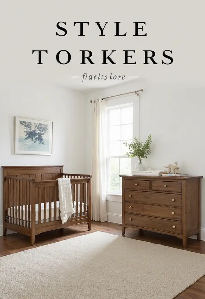 28 Farmhouse Nursery Designs Full of Charm and Comfort 12 28 Farmhouse Nursery Designs Full of Charm and Comfort - 12. Multi-functional Furniture