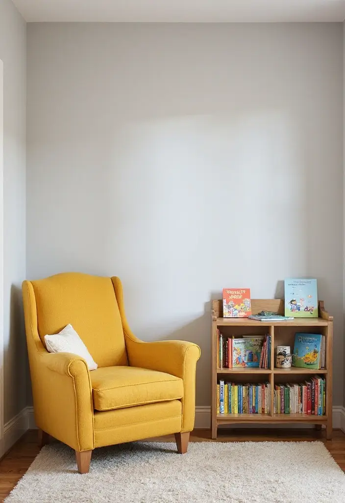 28 Farmhouse Nursery Designs Full of Charm and Comfort 16 28 Farmhouse Nursery Designs Full of Charm and Comfort - 16. Personalized Story Corner