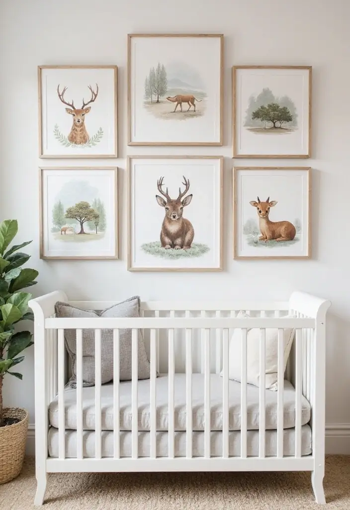 28 Farmhouse Nursery Designs Full of Charm and Comfort 3 28 Farmhouse Nursery Designs Full of Charm and Comfort - 3. Charming Wall Art