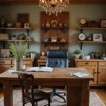 28 Farmhouse Office Inspirations That Balance Work and Style