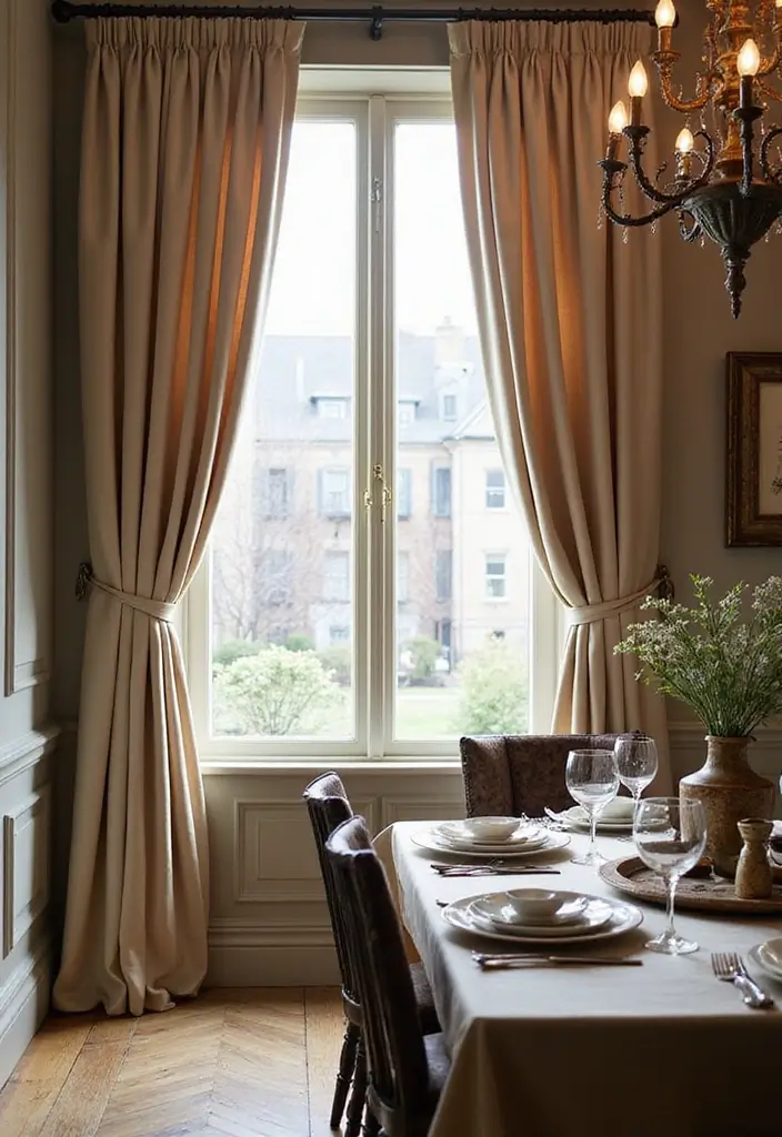 28 Farmhouse Style Curtain Ideas That Complete the Look 14 28 Farmhouse Style Curtain Ideas That Complete the Look - 14. Box Pleated Curtains