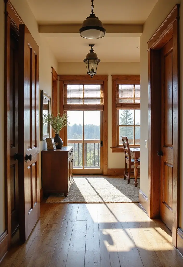 28 Farmhouse Style Curtain Ideas That Complete the Look 22 28 Farmhouse Style Curtain Ideas That Complete the Look - 22. Rigid Wooden Blinds