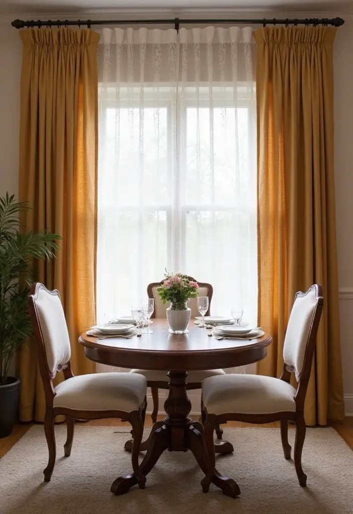 28 Farmhouse Style Curtain Ideas That Complete the Look 8 28 Farmhouse Style Curtain Ideas That Complete the Look - 8. Layered Textures