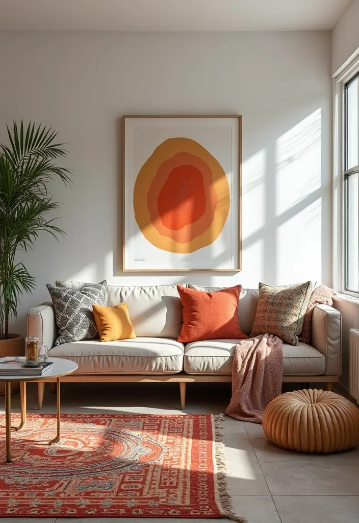 28 Modern Farmhouse Living Room Ideas Full of Style 18 28 Modern Farmhouse Living Room Ideas Full of Style - 18. Bold Patterns