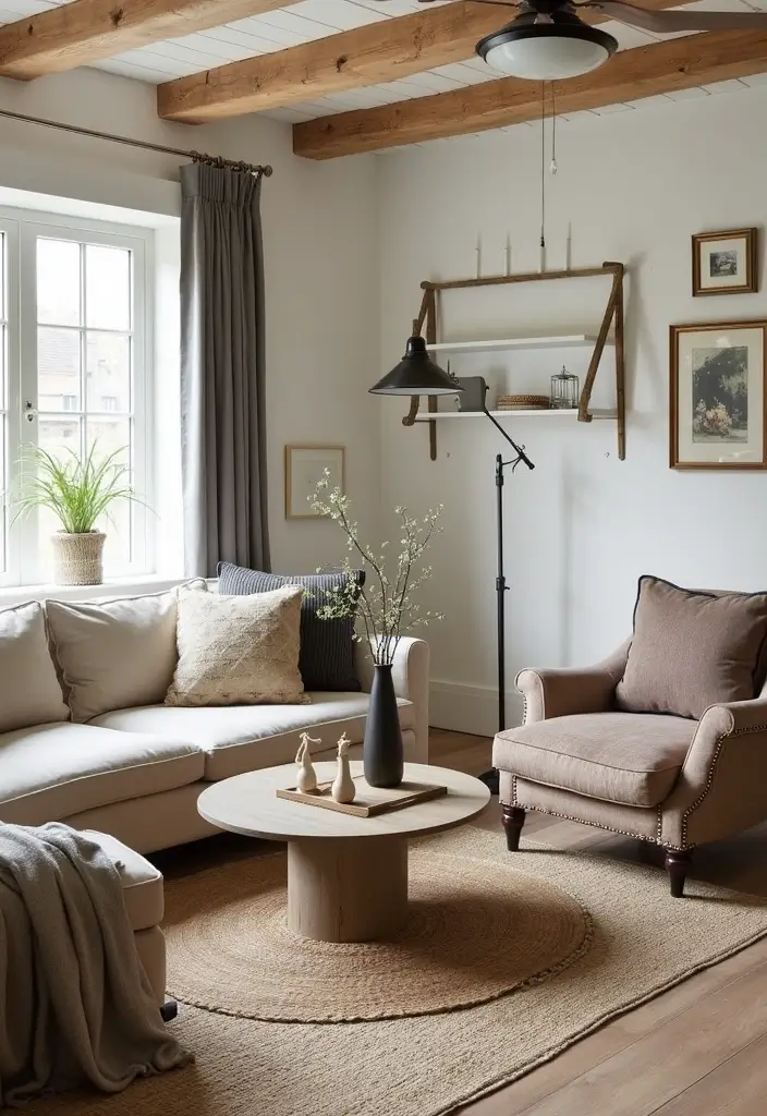 28 Modern Farmhouse Living Room Ideas Full of Style 19 28 Modern Farmhouse Living Room Ideas Full of Style - 19. Eclectic Mix of Styles