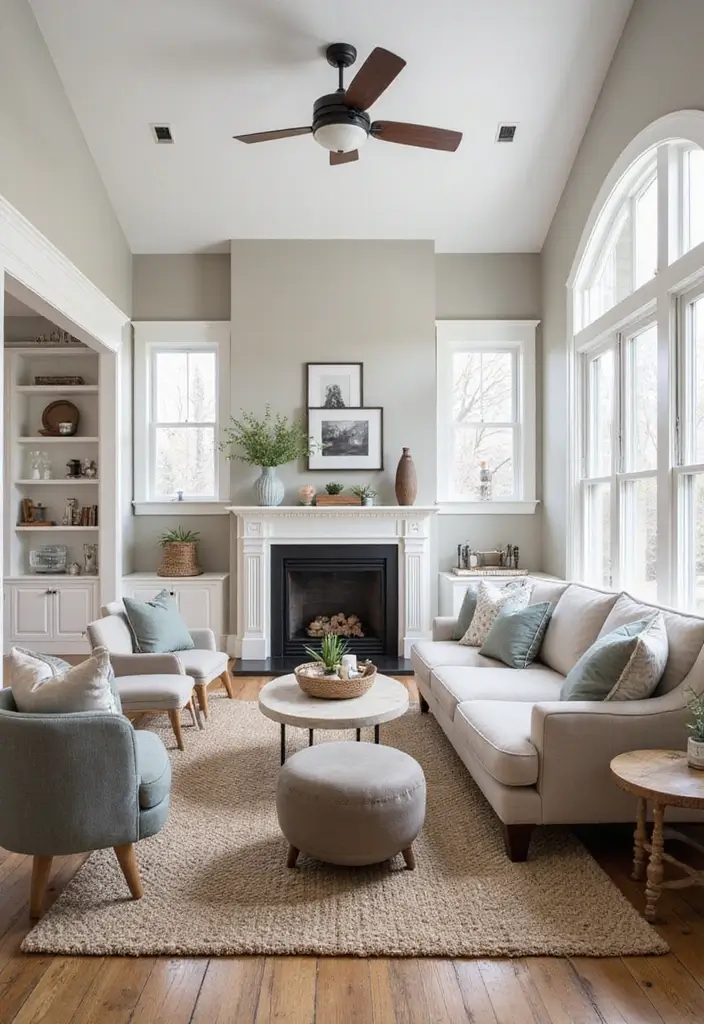 28 Modern Farmhouse Living Room Ideas Full of Style 26 28 Modern Farmhouse Living Room Ideas Full of Style - 26. Comfortable Seating Arrangements