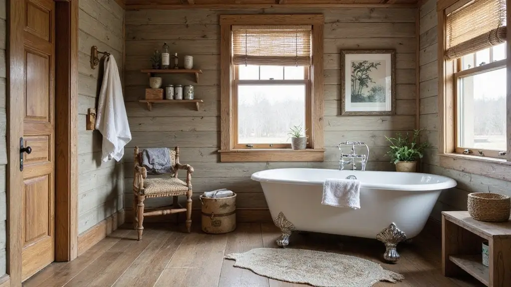 29 Farmhouse Bathroom Ideas for a Relaxed Cozy Space