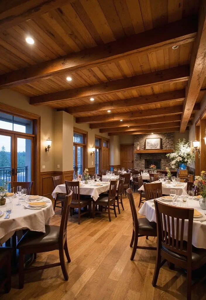 29 Farmhouse Ceiling Ideas That Add Rustic Drama 12 29 Farmhouse Ceiling Ideas That Add Rustic Drama - 12. Ceiling Beams with Lighting