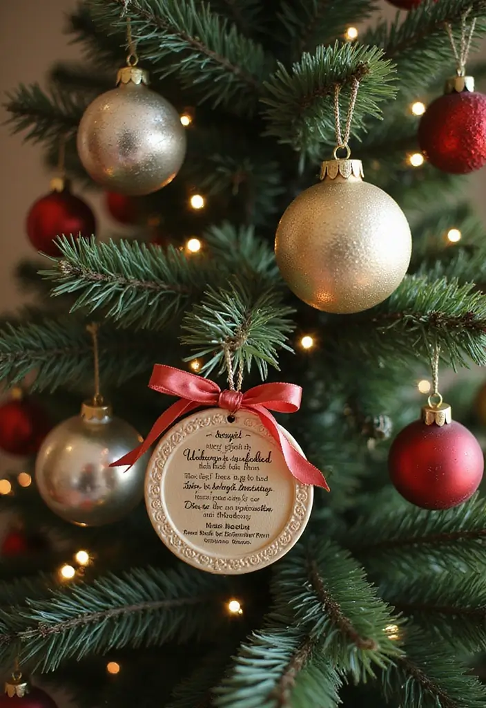 29 Farmhouse Christmas Tree Ideas for a Magical Holiday 29 29 Farmhouse Christmas Tree Ideas for a Magical Holiday - 29. Sentimental Family Ornaments