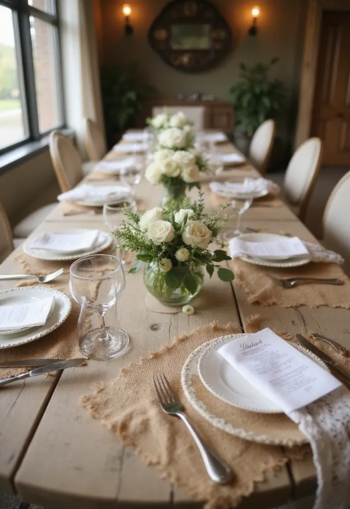 29 Farmhouse Easter Decor Inspirations You’ll Love 10 29 Farmhouse Easter Decor Inspirations You’ll Love - 10. Burlap and Lace Accents