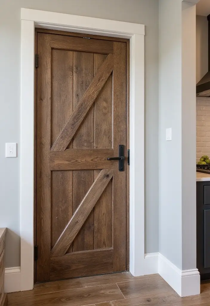 29 Farmhouse Interior Door Ideas with Rustic Appeal 25 29 Farmhouse Interior Door Ideas with Rustic Appeal - 26. Rustic Multi-Purpose Doors