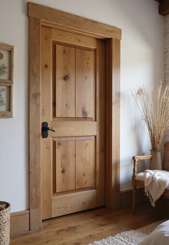 29 Farmhouse Interior Door Ideas with Rustic Appeal 27 29 Farmhouse Interior Door Ideas with Rustic Appeal - 28. Rustic Closet Doors