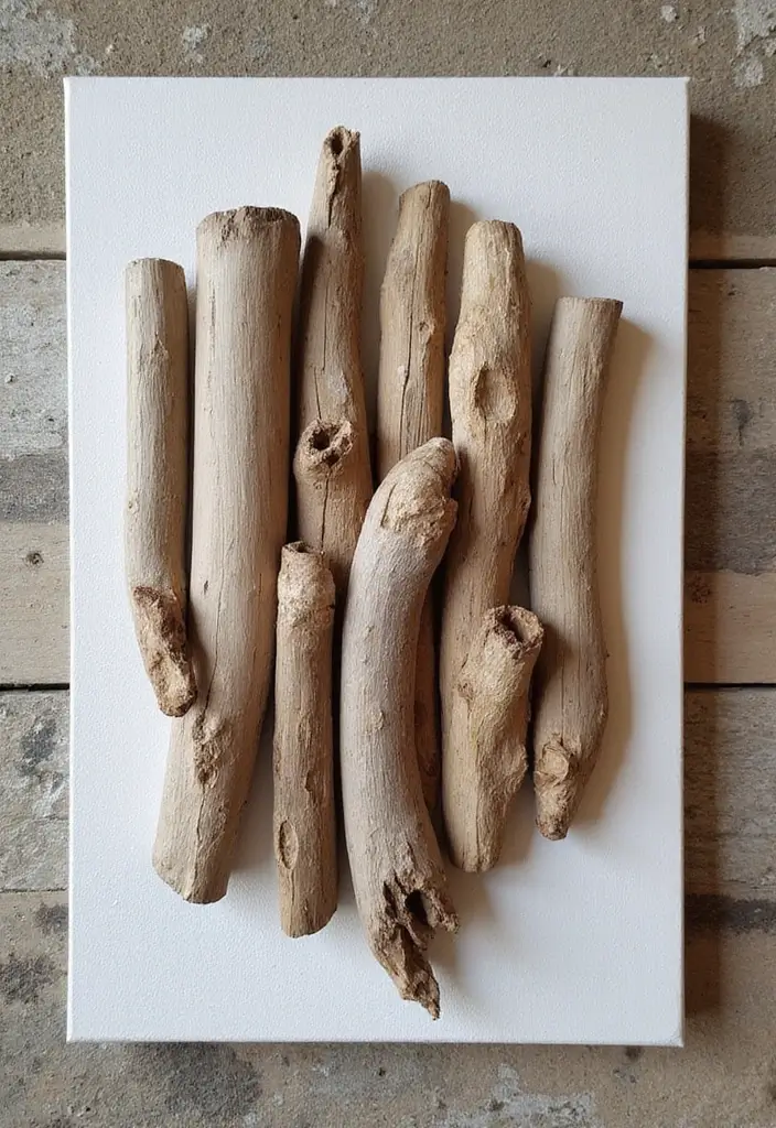 30 DIY Farmhouse Decor Projects That Look High-End 29 30 DIY Farmhouse Decor Projects That Look High-End - 29. Driftwood Art